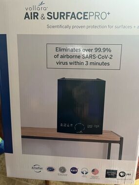 Vollara Air & Surface Pro+ Air Purifier - Black